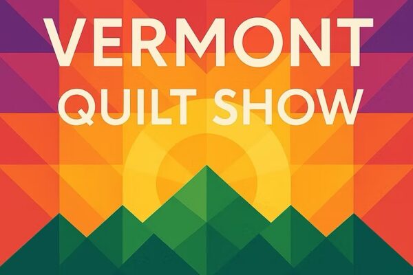 all colors of the rainbow Vermont Quilt Show logo
